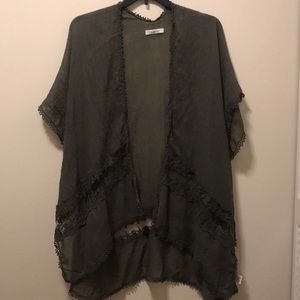 Dark green kimono